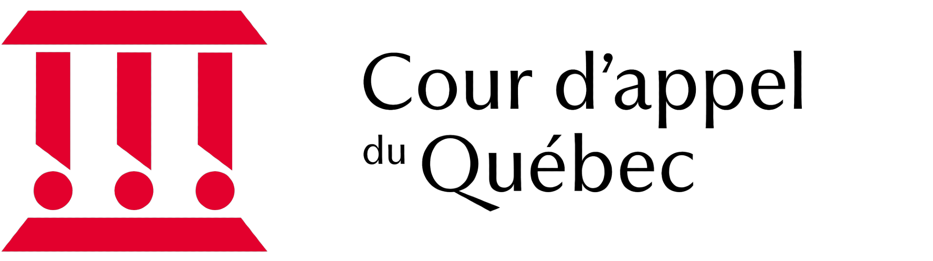 Cour d'appel du Québec logo